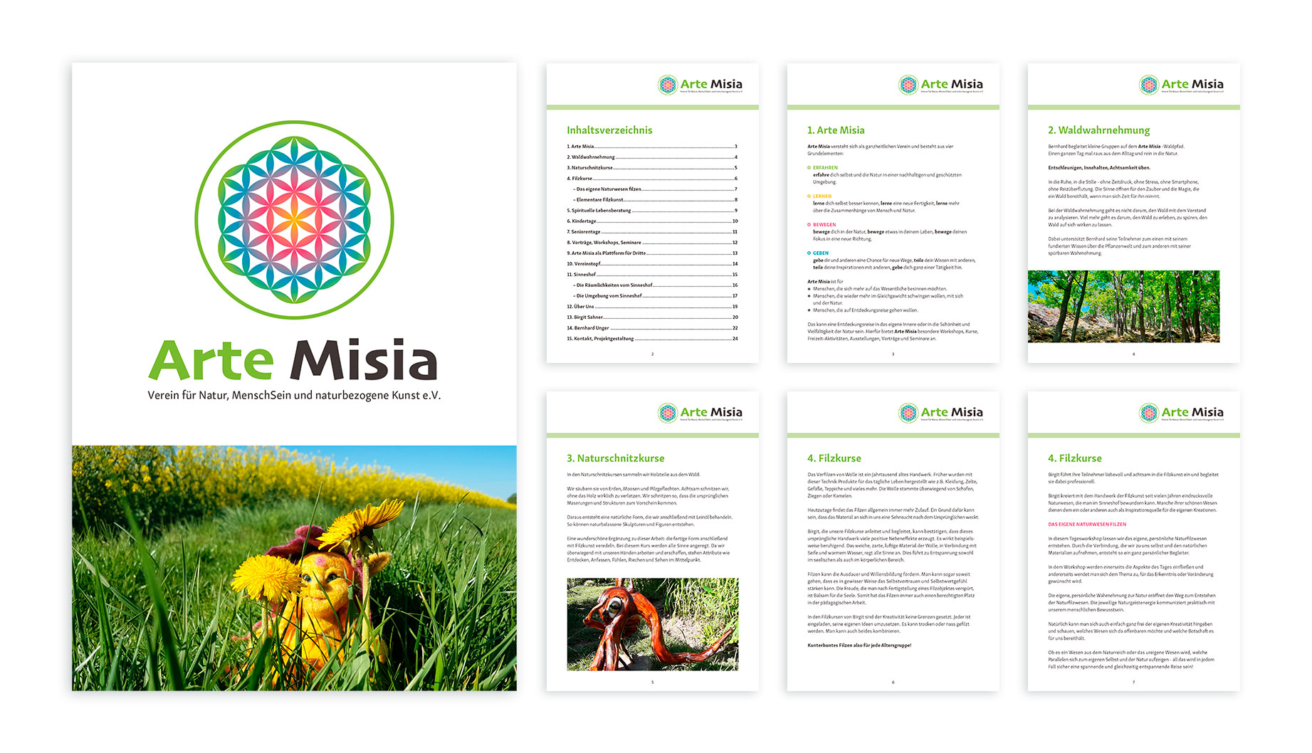 Arte Misia - Art Director - Corporate Identity - Corporate Text and Design - Brand Concept - Final Art