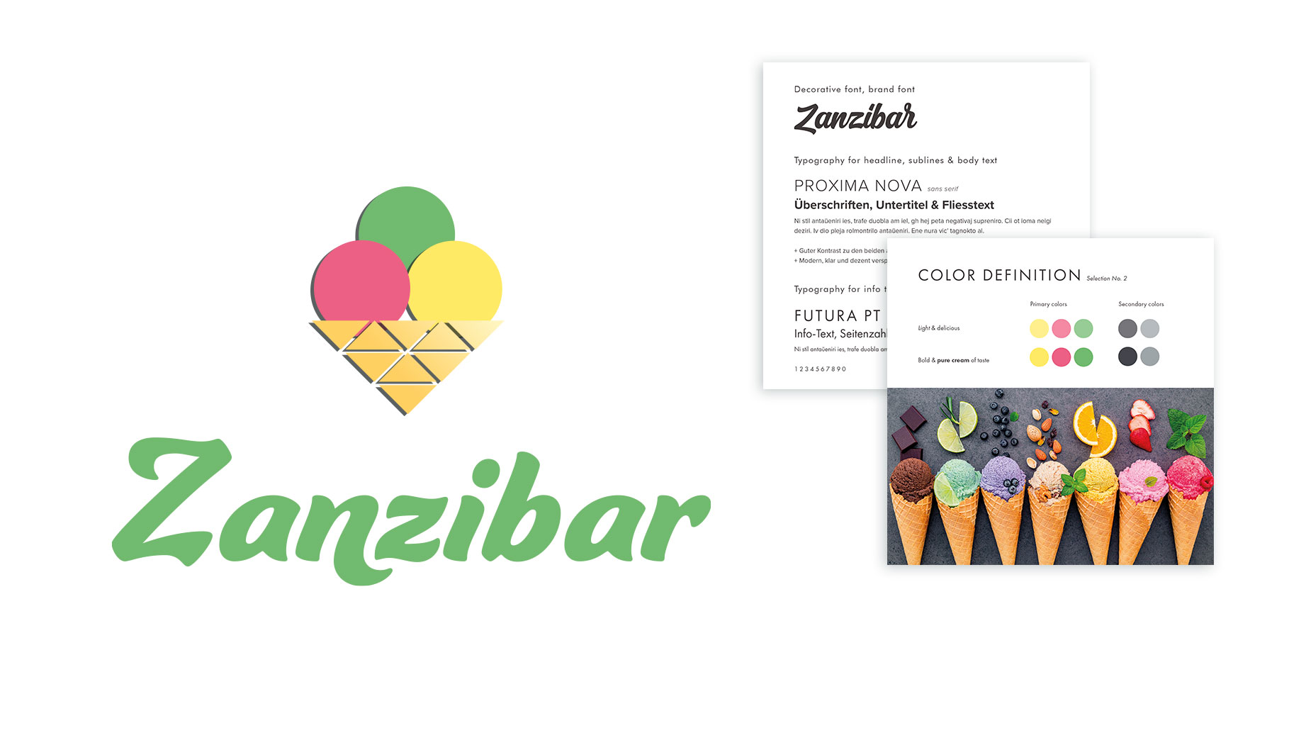 Zanzibar - Art Director - Corporate Identity - Corporate Text and Design - Brand Concept - Final Art